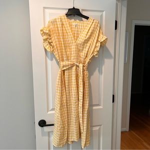 Ruffle gingham dress
